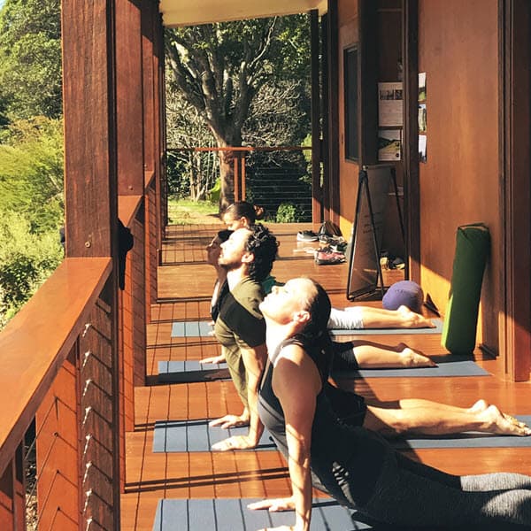 Brisbane yoga students at BIYOME